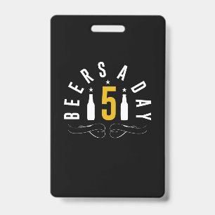 Badge Bières par jour