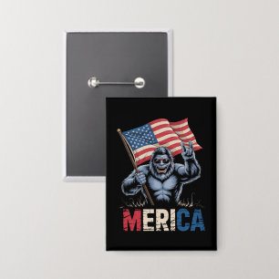 Badge Bigfoot Merica Rock drapeau américain patriotique