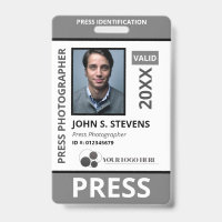 Black Grey Photo & Logo ID de la presse