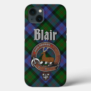 Badge Blair Clan et étui téléphonique Tartan