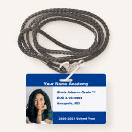 Badge Blue Do It Yself Custom Homeschool Photo