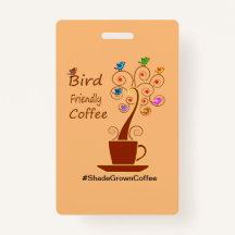 Boire du café - Sauvez les oiseaux