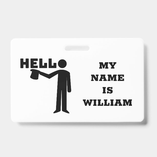 Badge Bonjour (Avant)