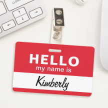 Bonjour, je m'appelle - Nom de l'employé de script