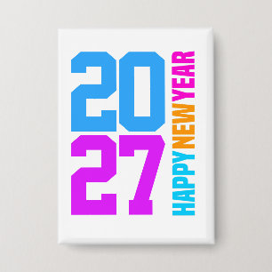 Badge Bonne année 2027-34568