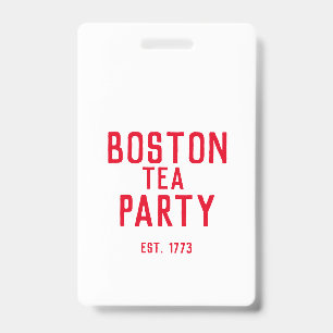 Badge Boston Tea Party