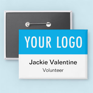 Badge Bouton Bouton Bouton Volontaire avec logo Balise N