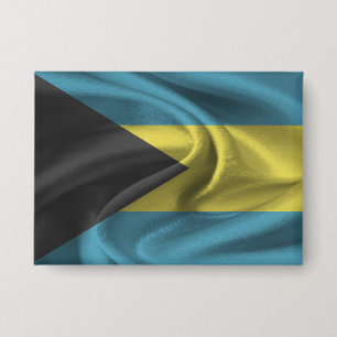 Badge Bouton Drapeau Bahamas