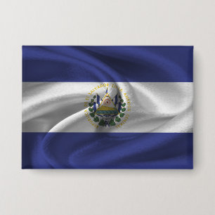 Badge Bouton Drapeau El Salvador