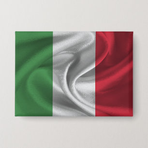 Badge Bouton Drapeau Italie