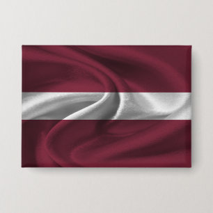 Badge Bouton Drapeau Lettonie