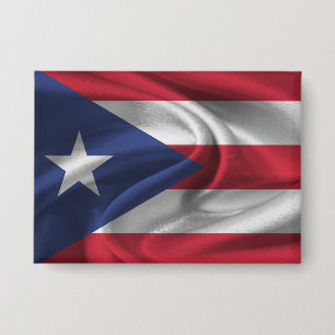 Badge Bouton Drapeau Porto Rico