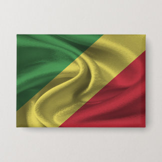 Badge Bouton Drapeau République du Congo