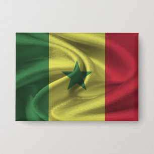 Badge Bouton Drapeau Sénégal