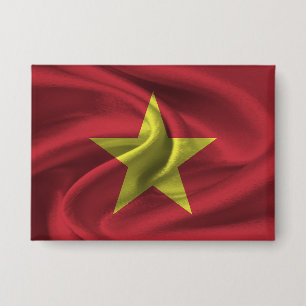 Badge Bouton Drapeau Vietnam
