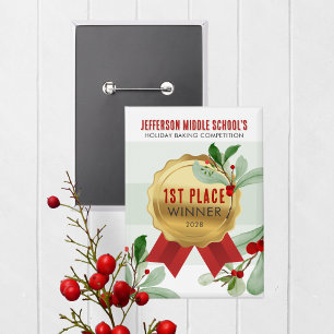 Badge Bouton du prix du gagnant du concours de vacances 