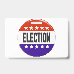 Badge Bouton Élection