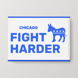 Badge Bouton Fight Harder™ (Customisez-le!)
