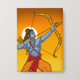Badge Bouton Seigneur Rama