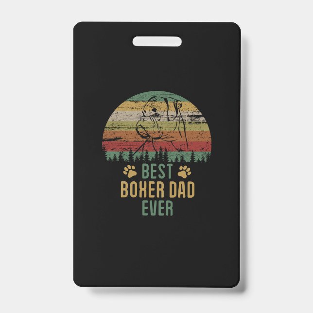Badge Boxer papa (Avant)