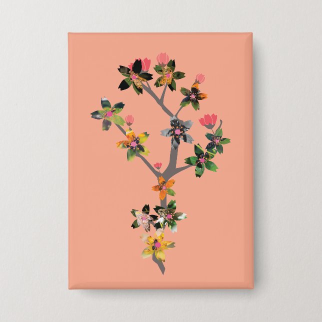 Badge Branches d'insectes (Recto)