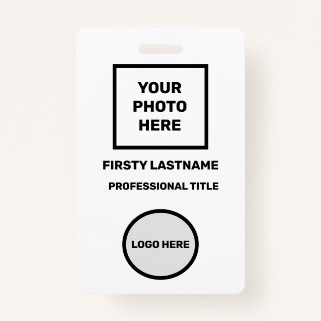 BADGE BUDGET AFFAIRES LOGO EMPLOYÉS SIMPLE MINIMAL BADG (Devant)