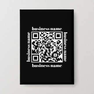 Badge budget minimalist QR Code Business Keychain