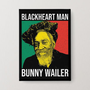 Badge Bunny Wailer Légende Reggae Rasta Jamaïque Roots 
