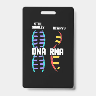 Badge Cadeau d'anniversaire Enseignant Biologiste ADN