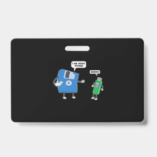 Badge Cadeau de disque souple d'ingénierie informatique