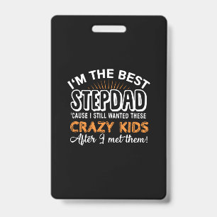 Badge Cadeau Grand-Père Je Suis Le Meilleur Beau-Père