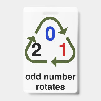 Badge Calculateur de phase de la taille d'une carte de c