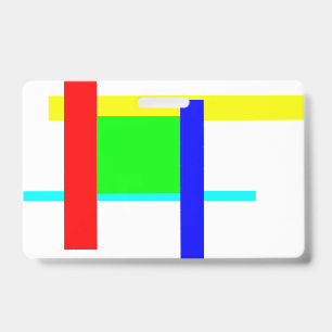 Badge Câlin coloré