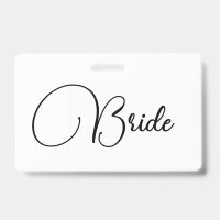 Calligraphie élégante personnalisée pour la mariée