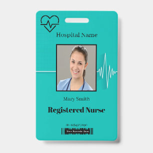 Badge Cardio Cardio à vie - Cardio Heartbeat - ID photo