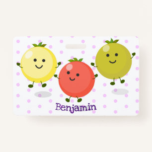 Badge Caricature de tomates cerises mûres