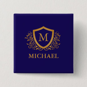 BADGE CARRÉ 5 CM 