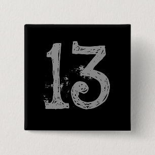 BADGE CARRÉ 5 CM 13