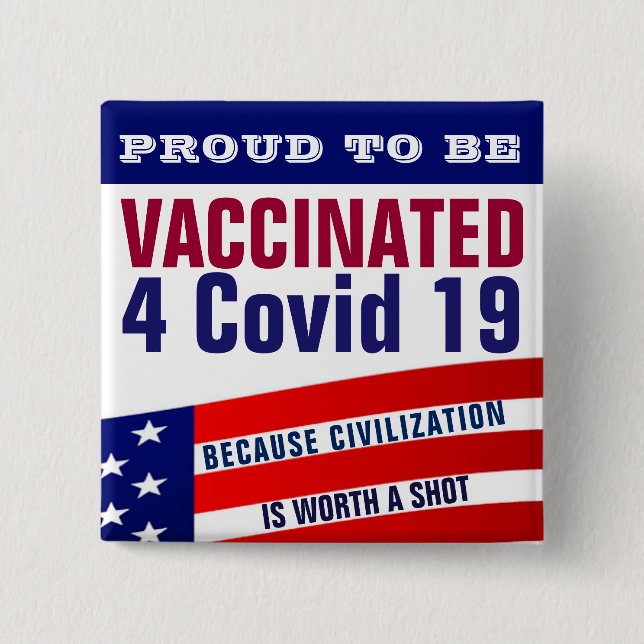 BADGE CARRÉ 5 CM 19 (Devant)