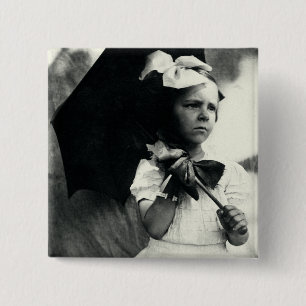 Badge Carré 5 Cm 1905 Tough Little Girl