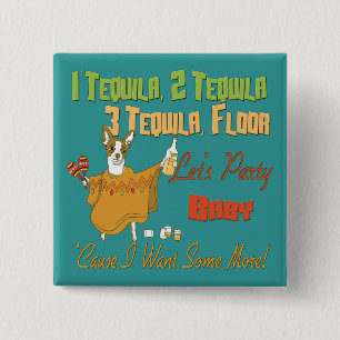 Badge Carré 5 Cm 1 Tequila 2 Tequila 3 Étage Tequila