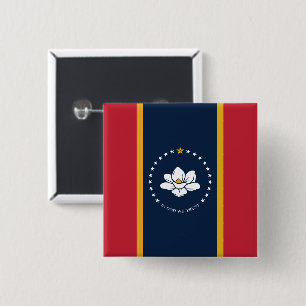 Badge Carré 5 Cm 2020 Nouveau Mississippi En Dieu Nous Faisons Conf