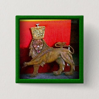 Badge Carré 5 Cm 2" lion d'insigne de Judah