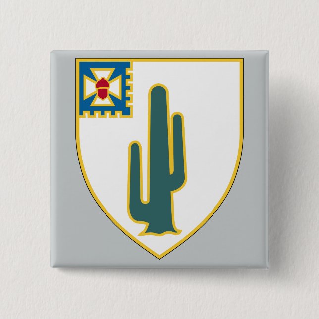 Badge Carré 5 Cm 35e régiment d'infanterie (Devant)