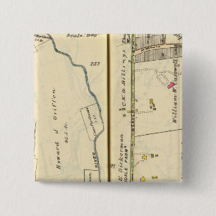 Badge Carré 5 Cm 46-47 Plaines blanches, Scarsdale