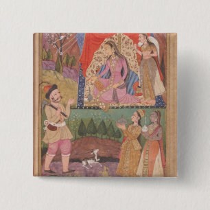 Badge Carré 5 Cm 48.6/2 le folio 138 Farhad raconte ses aventures 