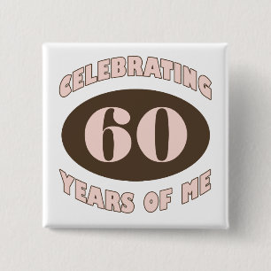 Badge Carré 5 Cm 60 cadeaux