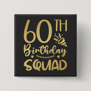 Badge Carré 5 Cm 60e Anniversaire Escouade 60 Carré d'équipage