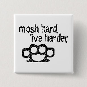 Badge Carré 5 Cm 8 Mosh