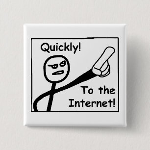 Badge Carré 5 Cm À Internet